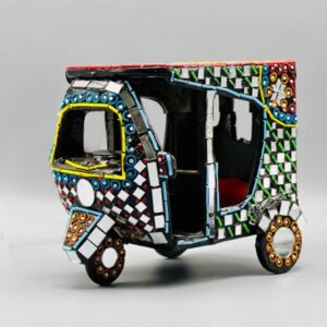 Rikshaw Art Glass Work Rikshaw Colorful Art Antique Decoration Items.for Home Office